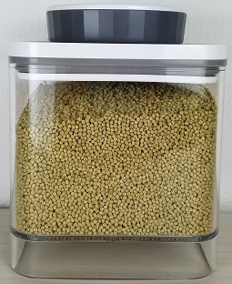 真空保存容器ターンシール0.6Lでトータルペレット