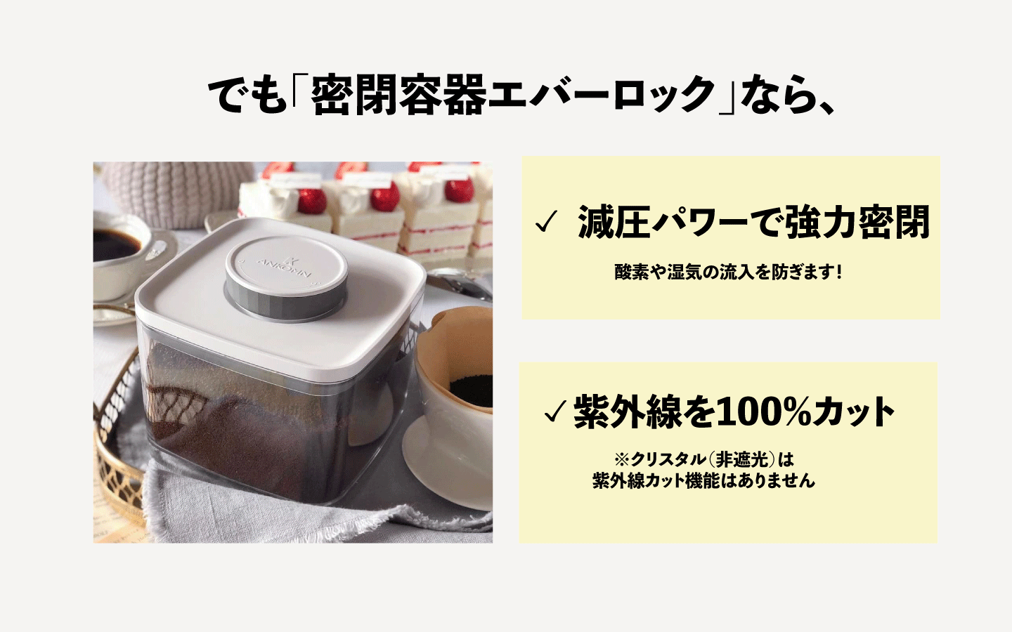 ANKOMN_コーヒーキャニスター_3_密閉容器エバーロックなら